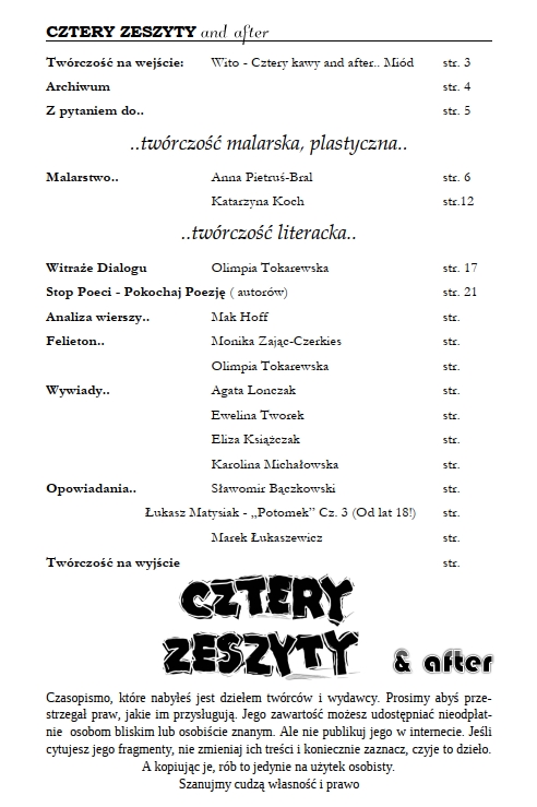 Spis twórców nr 10